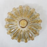 Glass globe ceiling light