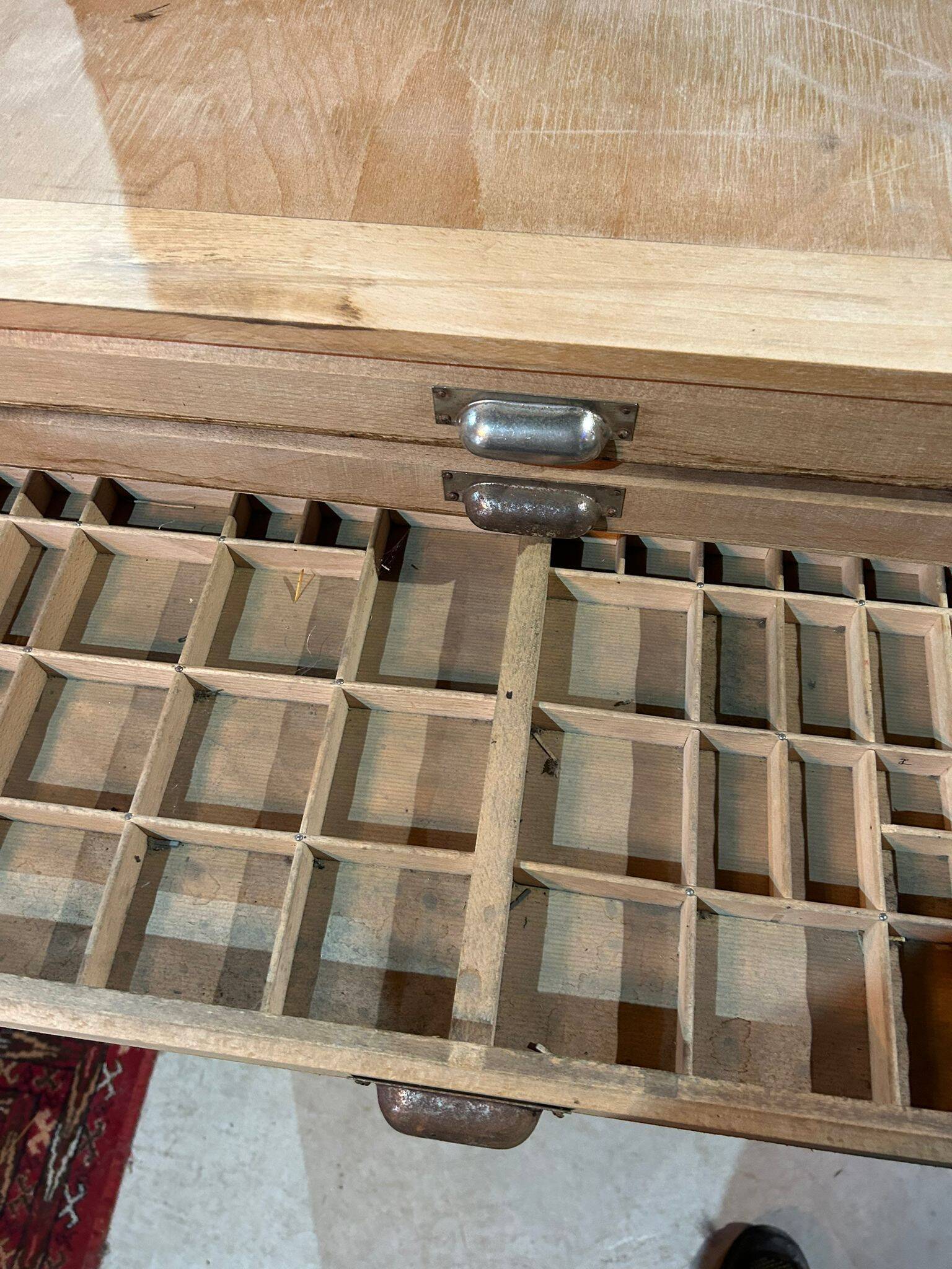 Trade furniture with printing lockers