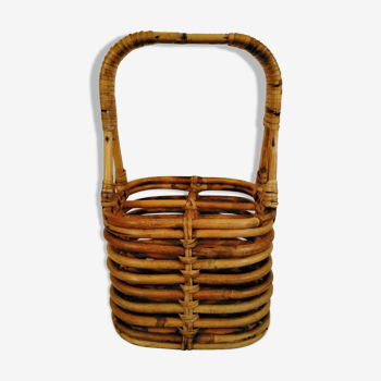 Rattan bottles holder