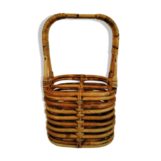 Rattan bottles holder