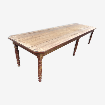 Table de drapier, de ferme dans le style de Louis Philippe