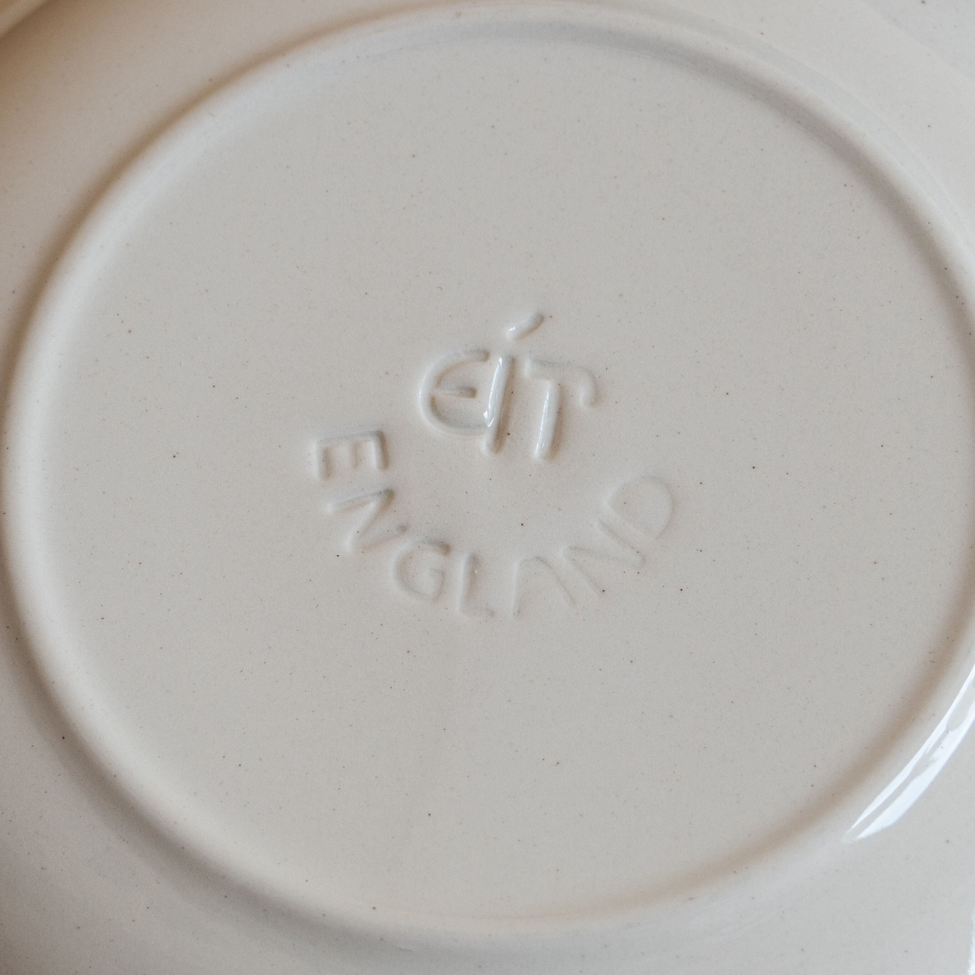 6 English flat plates Eit Ltd England vintage