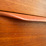 A vintage Danish mid-century bedside table attributed to Kai Kristiansen