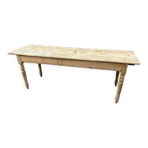 table de ferme bois naturel