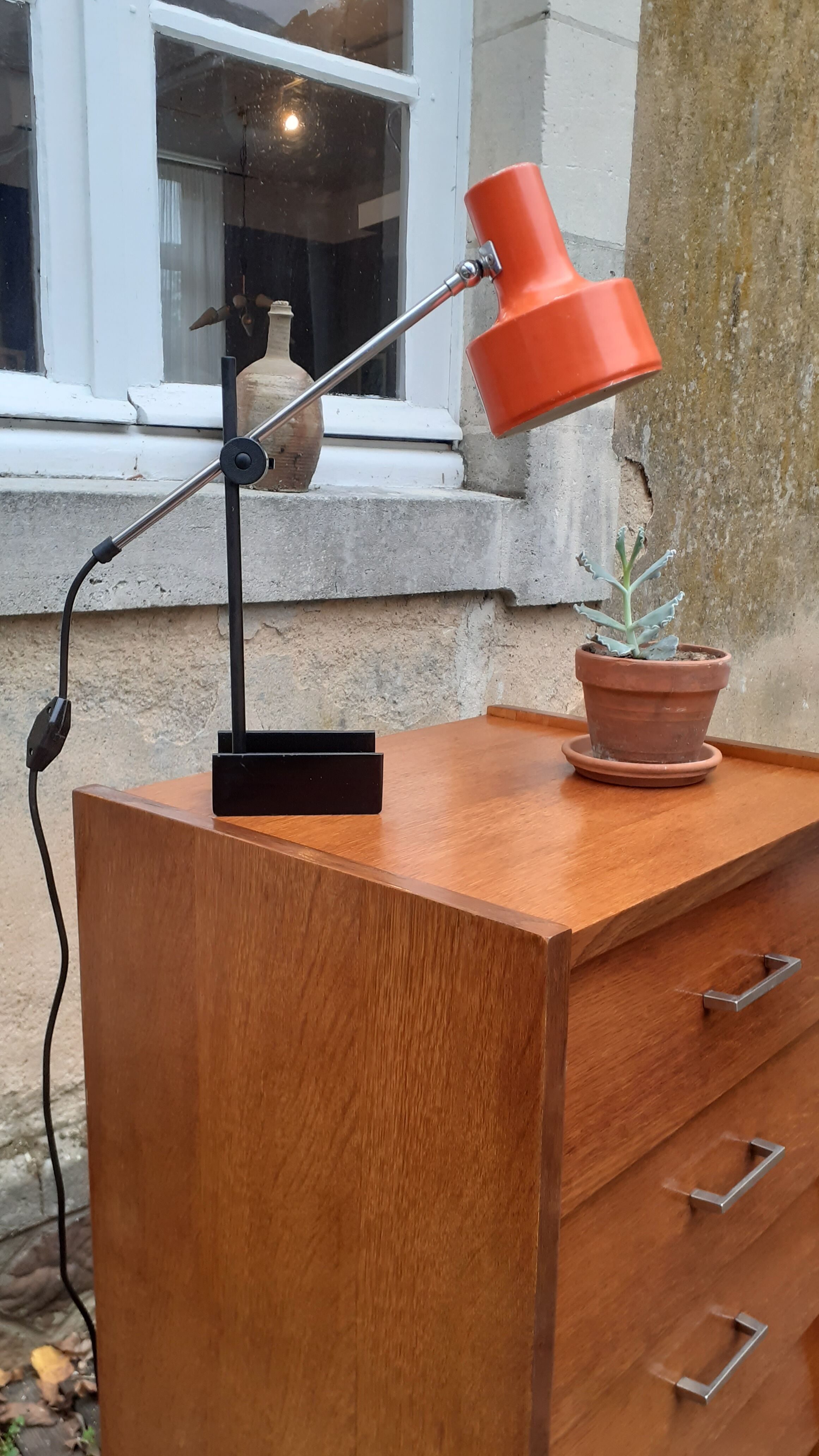 Vintage vintage oak commodus from the 50-60s to 5 drawers