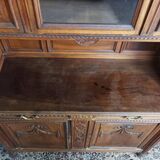 Louis XVI two-body sideboard stamped in walnut