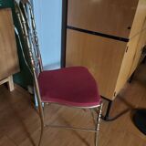 Chiavari Italian brass design chair