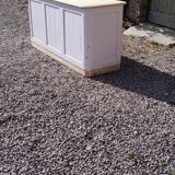 Grey painted fir counter