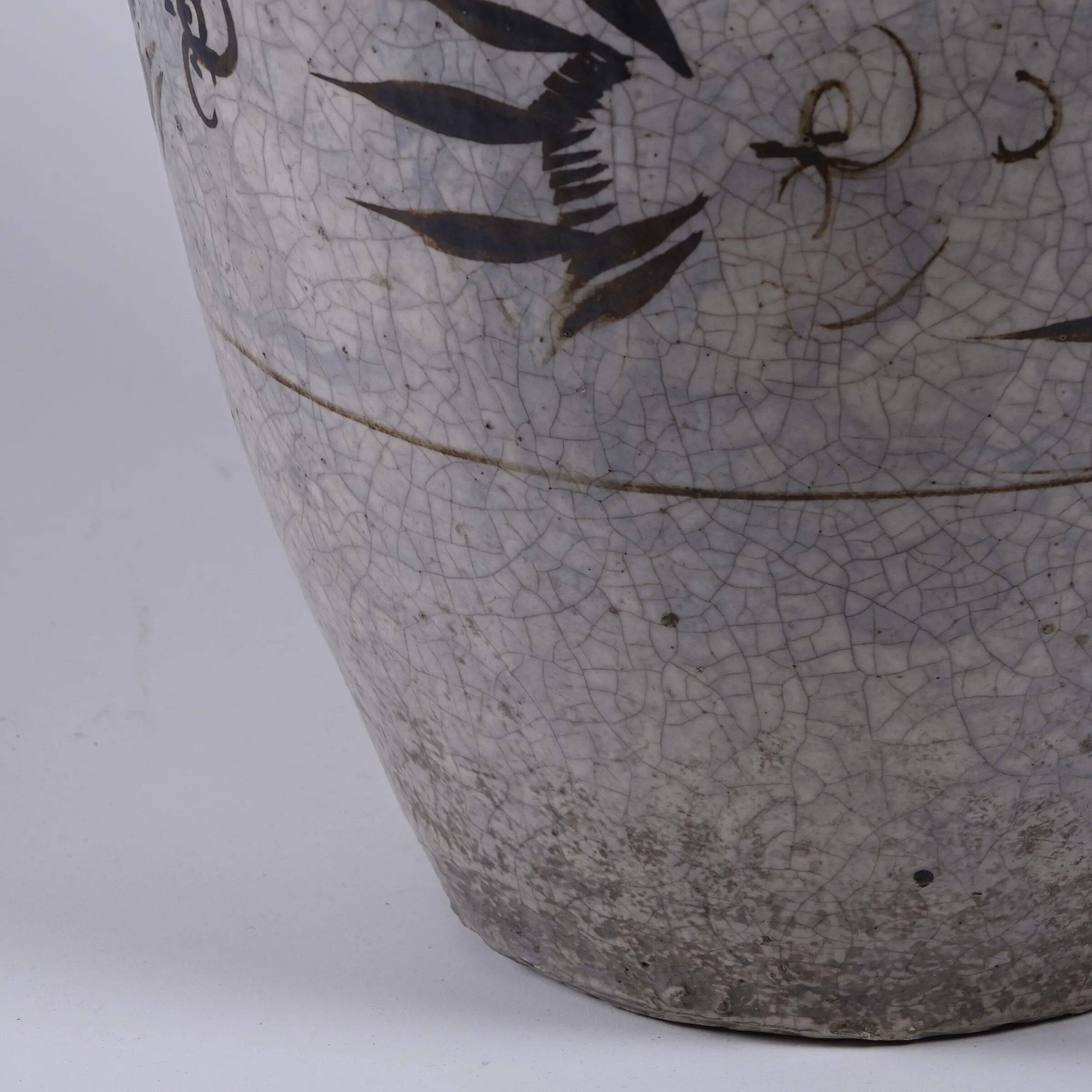 Cizhou - Chinese glazed alcohol jar no. 4