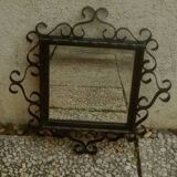 Miroir en fer forgé