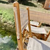 Set of 6 "design 1960" folding chairs.