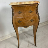Pair of inlaid bedside tables