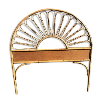 Rattan headboard