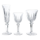 Service de 27 verres en cristal de Saint-Louis — Modèle Trianon