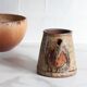 Vintage stoneware pottery, glazed ceramic jug by Jean Pierre Prudhomme.