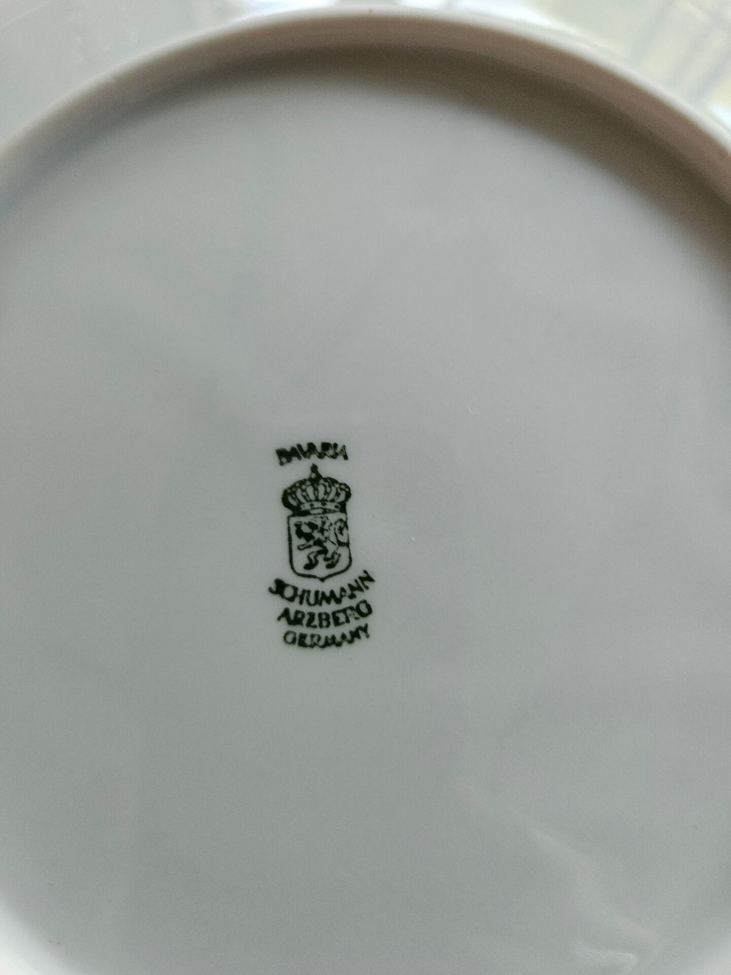 7 dessert plates Bavaria 70s