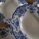4 assiettes creuses Dordrecht Boch Frères La Louvière
