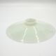 Suspension galette in white opaline