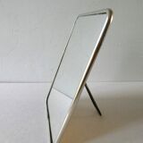 Barber's mirror, to hang or to be laid, 15 by 21 cm