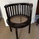 Wenge wood dining table and its 4 chairs.