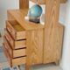High sideboard, wooden display cabinet by Frantisek Jirak – 1960