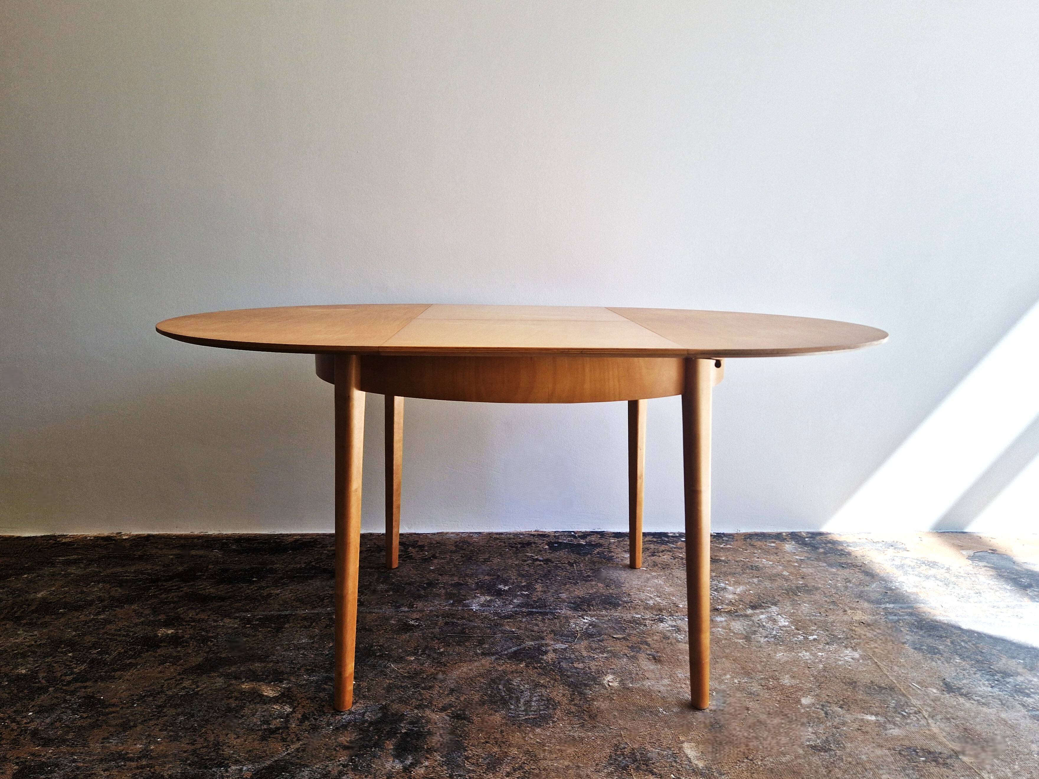 Extendable TB05 dining table by Cees Braakman for Pastoe, 1950's