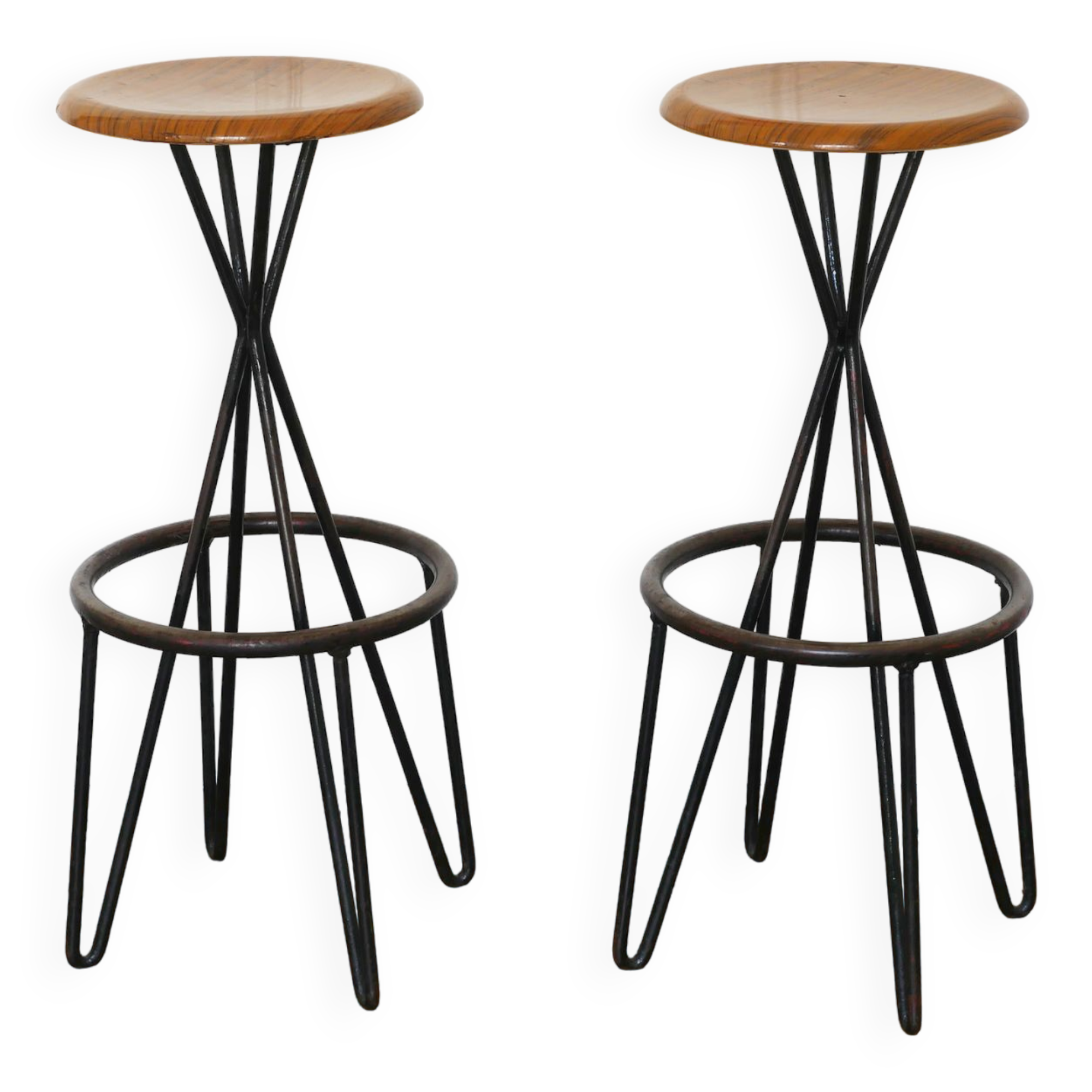 2 Thonet high stools Model CM127