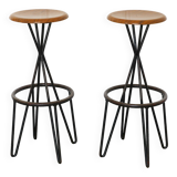 2 tabourets hauts Thonet Modèle CM127