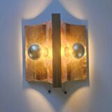 Very rare mid-century wall lamp, Germany, 1970s