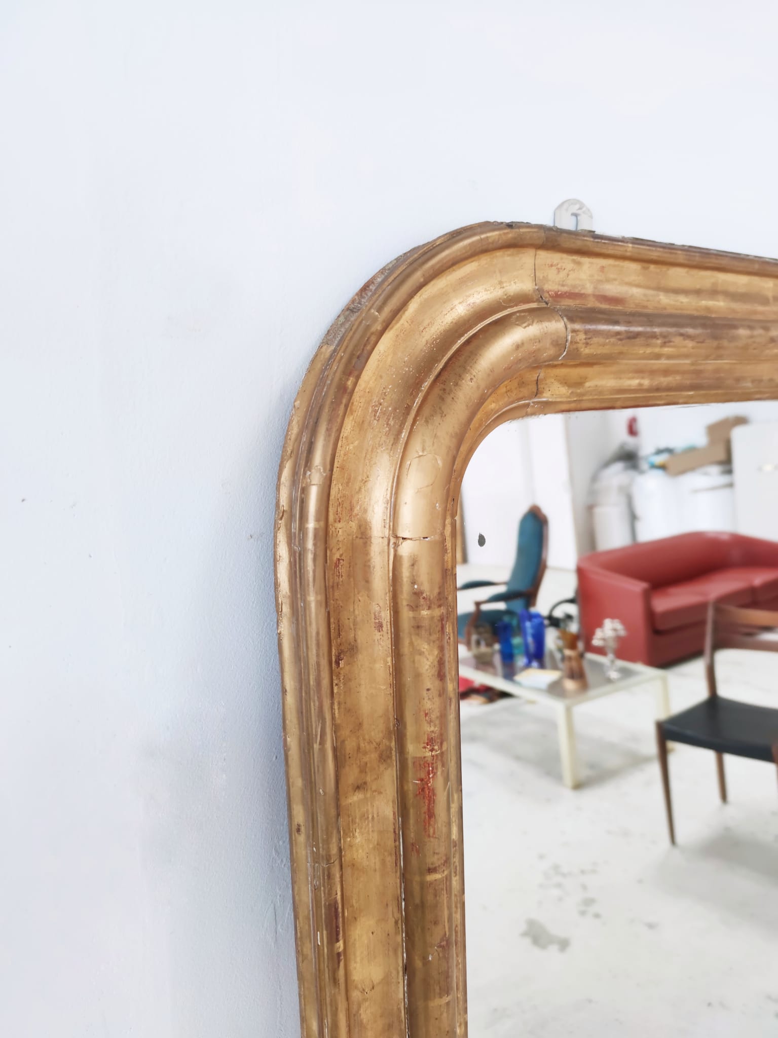 Gilded mirror louis philippe h style:1m66