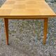 Vintage table in oak veneer