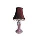 Table lamp with glass base Clichy lampshade 20th century