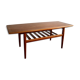 Table basse scandinave 60's modèle "GJ106" par Grete Jalk pour Poul Jeppesen