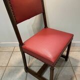 2 chaises louis XIII