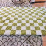 Handmade traditional Moroccan wool rug size 140 x 260 cm.