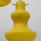 Suspensions en verre de Murano style moderne du milieu du siècle, paire des années 60, Vistosi