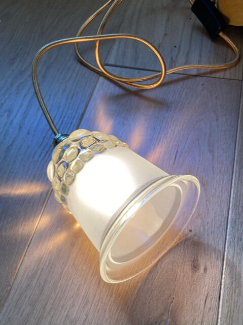 Art Deco-style vintage hand lamp