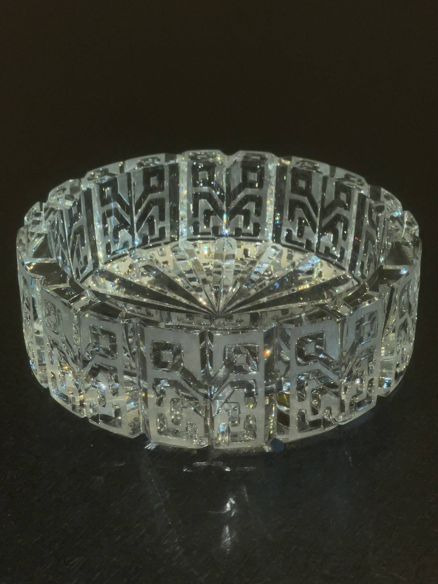 Crystal ashtray