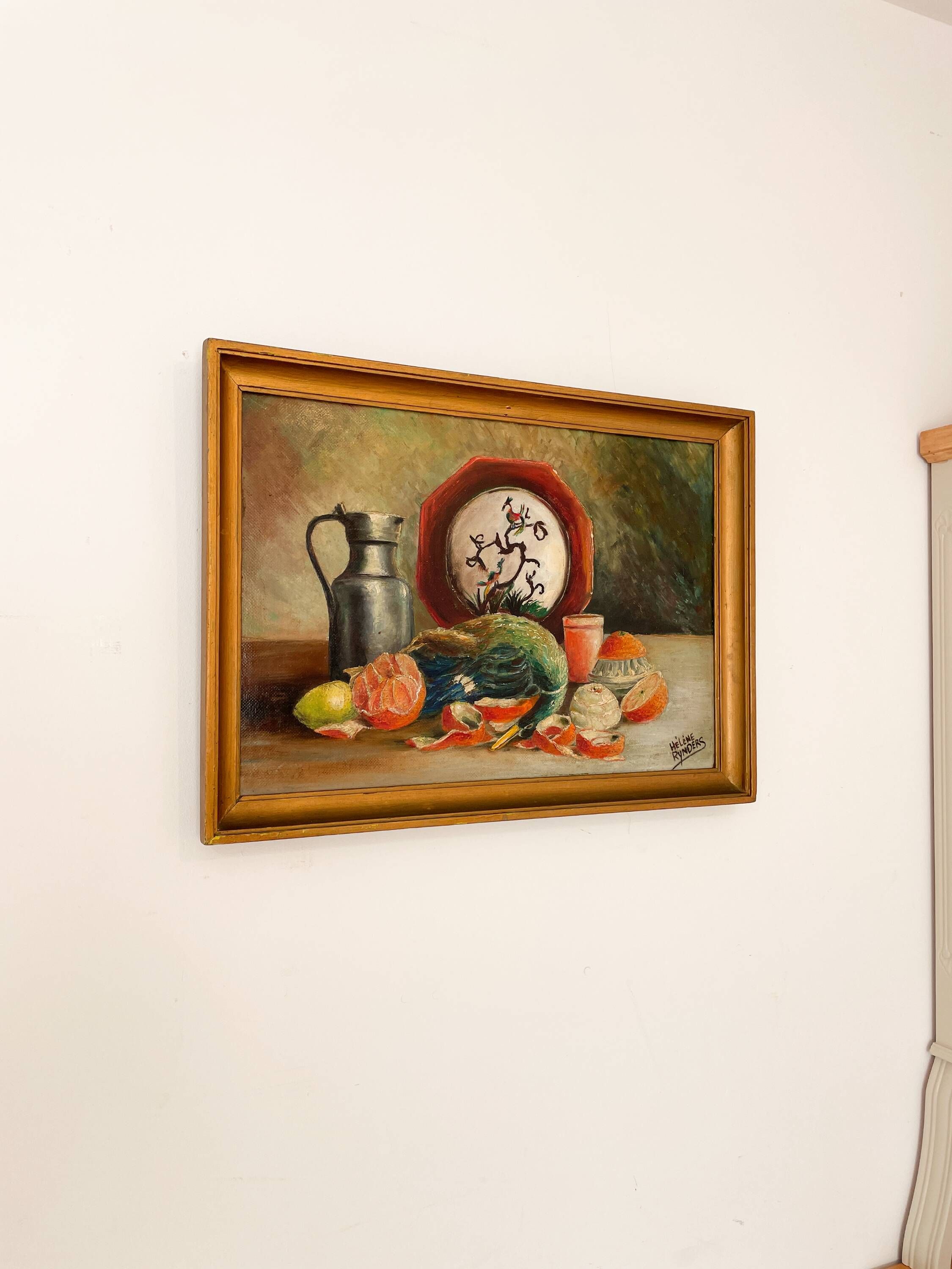 Oil on canvas signed Hélène Rynders - Still life - 1930/1940 - 61x44cm