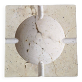 Italian travertine ashtray - 1960s/1970s