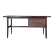 Bureau ministre en wengé vintage