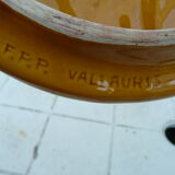 Plateau à fromage vintage avec couteau signé Vallauris MFPP numéroté