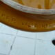 Vintage cheese platter with signed knife Vallauris MFPP Numbered