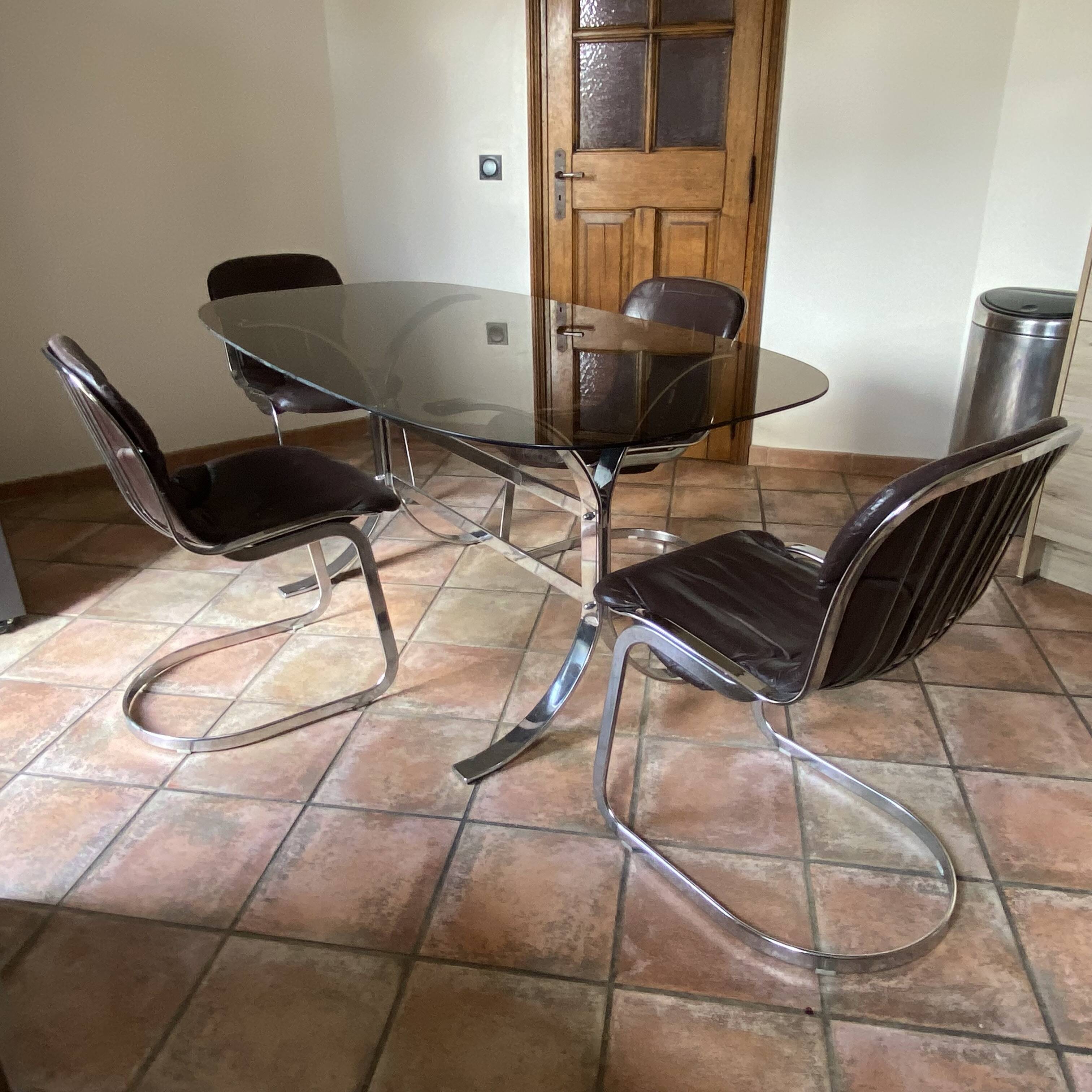 Roche Bobois table. 1970. Space Age. 178x90.