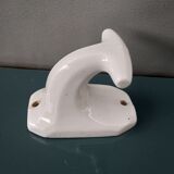 Coat rack in white art deco porcelain