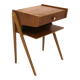 Scandinavian teak bedside table, Sweden, 1950s