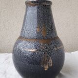 Black ceramic vase Forah