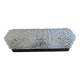 Hammered glass wall light