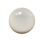 Wall-mounted ceiling light half-spherical 25 cm white opal glass
