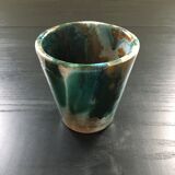 Green flamed Basque pot